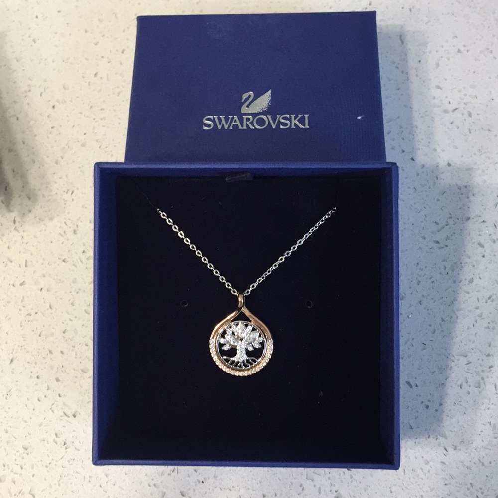 Swarovski Tree Pendant Necklace
